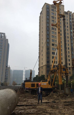 安徽同鑄攜手徐工，以全新鉆機(jī)助力利華世紀(jì)新城建設(shè)
